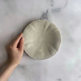 灰青釉 蓮の葉 6寸皿 - Image #4