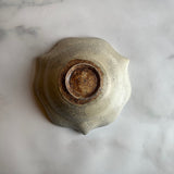 Deep bowl 6 inches, black and white | Fujiwara Jun (Shigaraki ware, pottery)