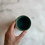 ロックゴブレット 青|藤原純(信楽焼 陶器)