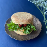 作家 前田麻美 ブロンズ釉 花唐草稜花 中皿