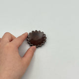 アメ釉 花はしおき 小【古谷No.30】