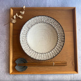 縄目 リム皿 中 白 - Image #5