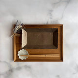 ブロンズ釉 花七宝 角皿 - Image #5