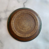 リムプレート8寸 青|藤原純(信楽焼 陶器)