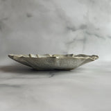 シェルオーバル 墨白|藤原純(信楽焼 陶器)