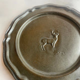 鹿プレート 鉄釉 - Image #4