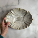 シェルオーバル 墨白|藤原純(信楽焼 陶器)