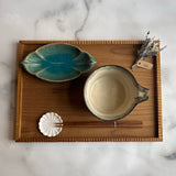 タブ鉢 白|藤原純(信楽焼 陶器)