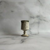 ゴブレット ショット白|藤原純(信楽焼 陶器)