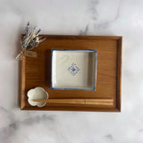 染付小花紋 角皿(箱) - Image #5