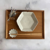 灰青釉 花七宝 5寸皿 - Image #5