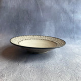 縄目 リム皿 中 白 - Image #2