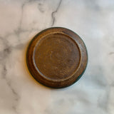 まるプレート7寸 青|藤原純(信楽焼 陶器)