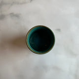 ロックゴブレット 青|藤原純(信楽焼 陶器)