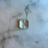 作家 藤原志鈴香 まるスクエアプレートS 白