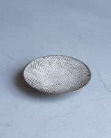 作家 池田大介 【ヘリンボーン】ケーキ皿