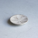 作家 池田大介 【ヘリンボーン粉引】豆皿