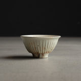 線彫 めし碗(茶碗) 小 鉄散|古谷製陶所(信楽焼 陶器)