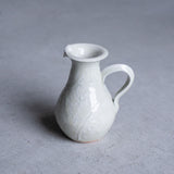 作家 前田麻美 灰青釉 花七宝 ピッチャー 小