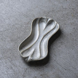 ピーナッツ皿 墨白 S|藤原純(信楽焼 陶器)