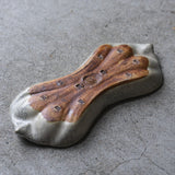 ピーナッツ皿 墨白 S|藤原純(信楽焼 陶器)