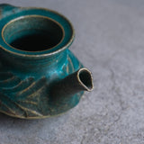 注器 L 青|藤原純(信楽焼 陶器)