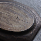 8角オーバル M mn|作家 藤原志鈴香(信楽焼)