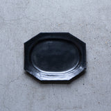 作家 藤原志鈴香 8角オーバル M 黒