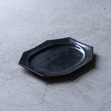 作家 藤原志鈴香 8角オーバル M 黒