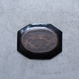 作家 藤原志鈴香 8角オーバル M 黒