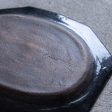 作家 藤原志鈴香 8角オーバル M 黒