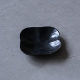 作家 藤原志鈴香 まるスクエアプレート S 黒