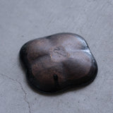 作家 藤原志鈴香 まるスクエアプレート S 黒