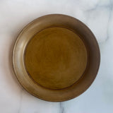 Artist: Hiroyuki Sugawara 8-inch rimmed plate, brown lacquer