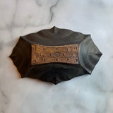 ハート鉢長方 L 黒|藤原純(信楽焼 陶器)