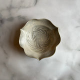 Deep bowl 6 inches, black and white | Fujiwara Jun (Shigaraki ware, pottery)