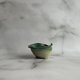 洋ナシ鉢 S 青|藤原純(信楽焼 陶器)