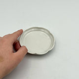 花型切込皿 豆 白 【フ5a】