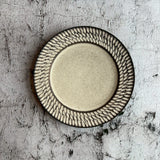 Shinogi Rim Flat Plate 8cm Green