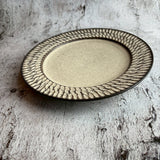 Shinogi Rim Flat Plate 8cm Green