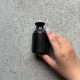 作家 飛松灯器 3 lines bottle vase / S / charcoal black【3】