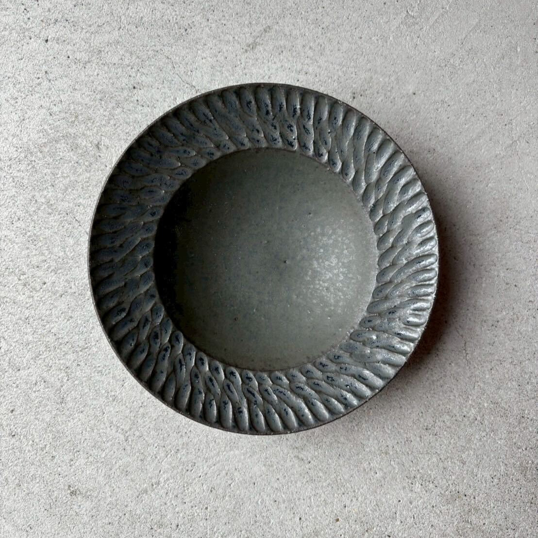 山本雅則 しのぎリム皿 小 2枚セット 山本雅則｜和食器通販｜