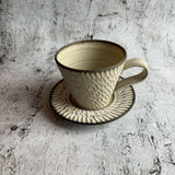 14cm 皿(ソーサー)|作家 山本雅則(信楽焼)