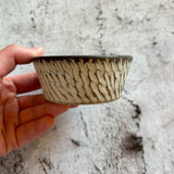 しのぎ切立小鉢 白|作家 山本雅則(信楽焼)