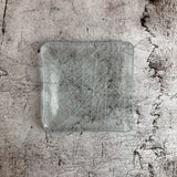 角皿 小 t つむぎ(ガラス)|作家 サブロウ(滋賀)【SB19】