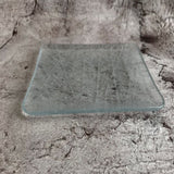 角皿 小 t つむぎ(ガラス)|作家 サブロウ(滋賀)【SB19】