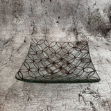 角深鉢 中 0 七宝(ガラス)|作家 サブロウ(滋賀)