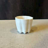 カヌレ茶器 茶杯 白【FK13】
