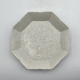 灰青釉 花七宝 7寸皿【MA2】