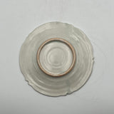 Artist Asami Maeda Blue and white porcelain flower arabesque ridge flower small plate